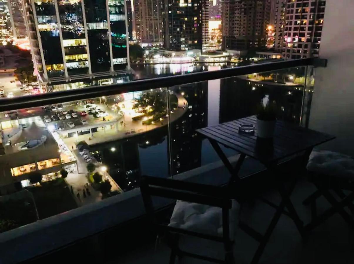 Luxury Modern Studio In Jlt With Amazing View & Rooftop Pool - Sleeps 3 Dubai Exterior photo
